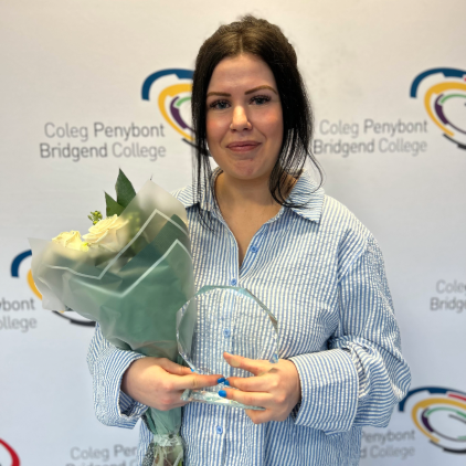 AHE student receives prestigious Agored Cymru Special Award